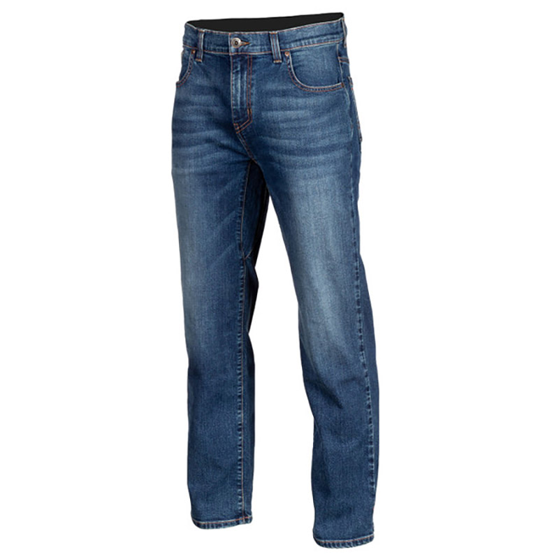 Jeans Klim Unlimited Straight Stretch cobalto