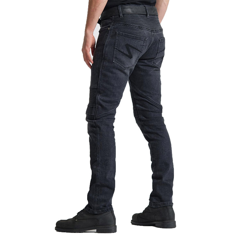 Pando Moto Karl Devil 9 Jeans Black KARLDEVIL1 Pants