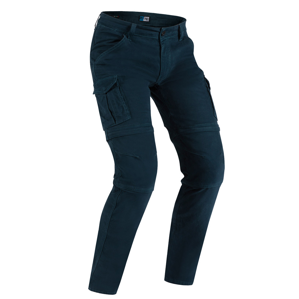 Pmj Santiago Zip Jeans Blue Navy PMJ-SANTZIP-N Pants | MotoStorm