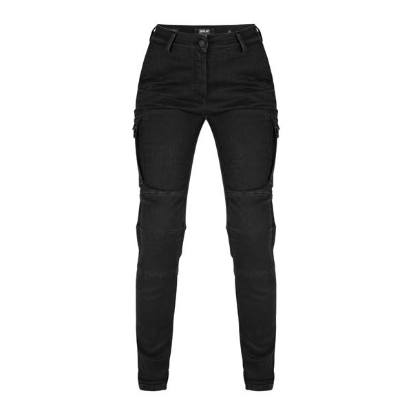 Jeans Donna Replay Cargo Hyperflex WT897 nero