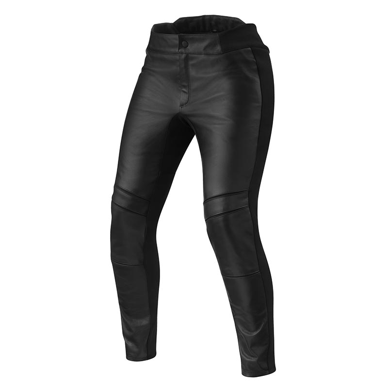 Pantaloni Pelle Donna Rev'It Maci nero