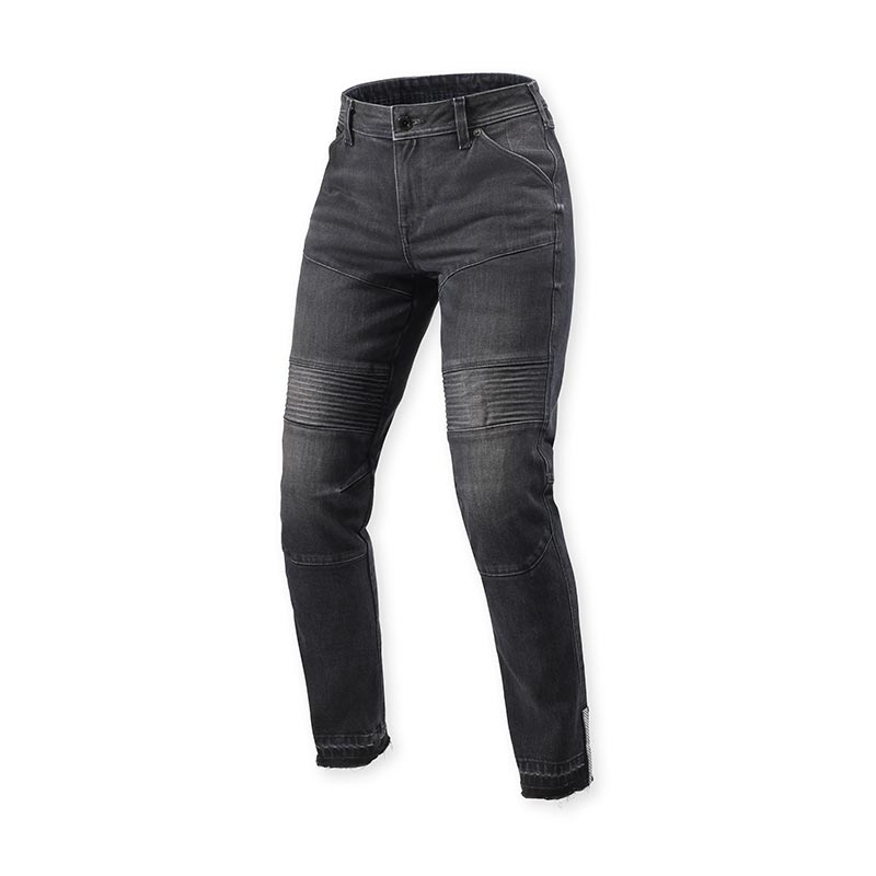 Jeans Donna Rev'It Moto 2 Slim Short nero