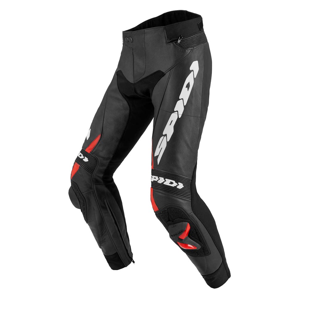 Pantaloni Pelle Spidi RR Pro 2 nero rosso