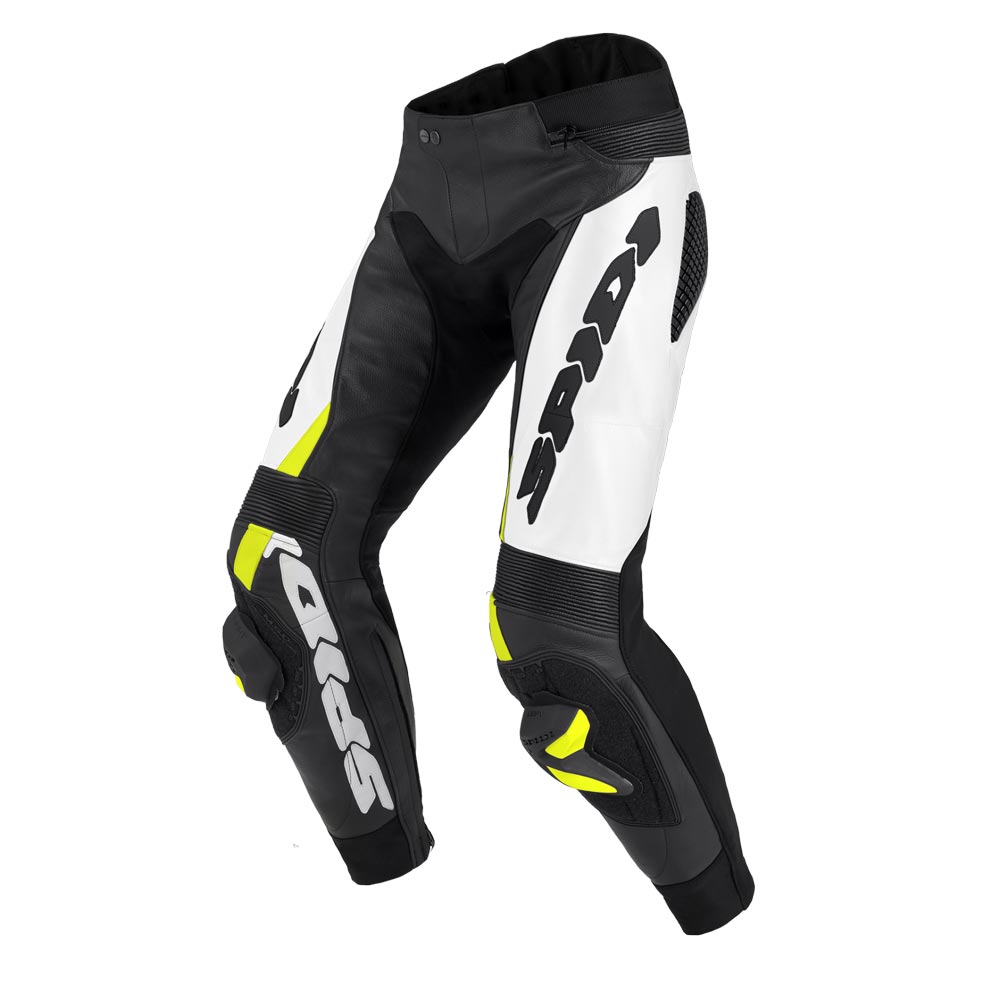 Pantaloni Pelle Spidi RR Pro Warrior giallo nero