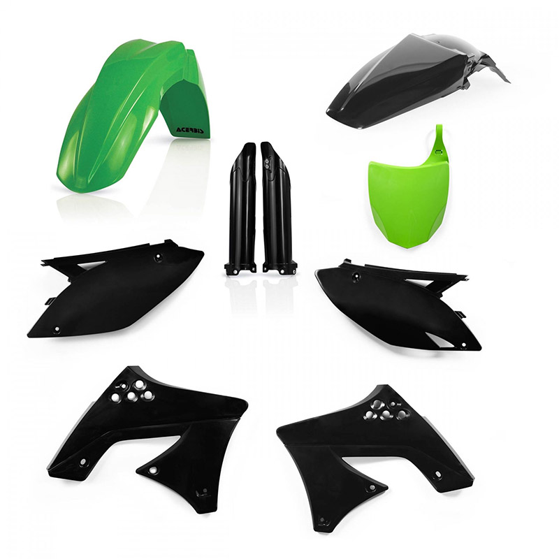 Kit plastiche Acerbis KXF 250 09-12 nero verde