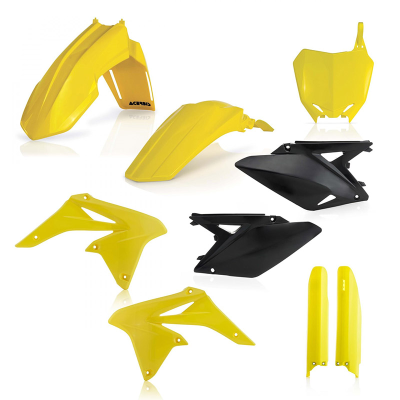 Kit Plásticos Acerbis RMZ 250 10-18 amarillo