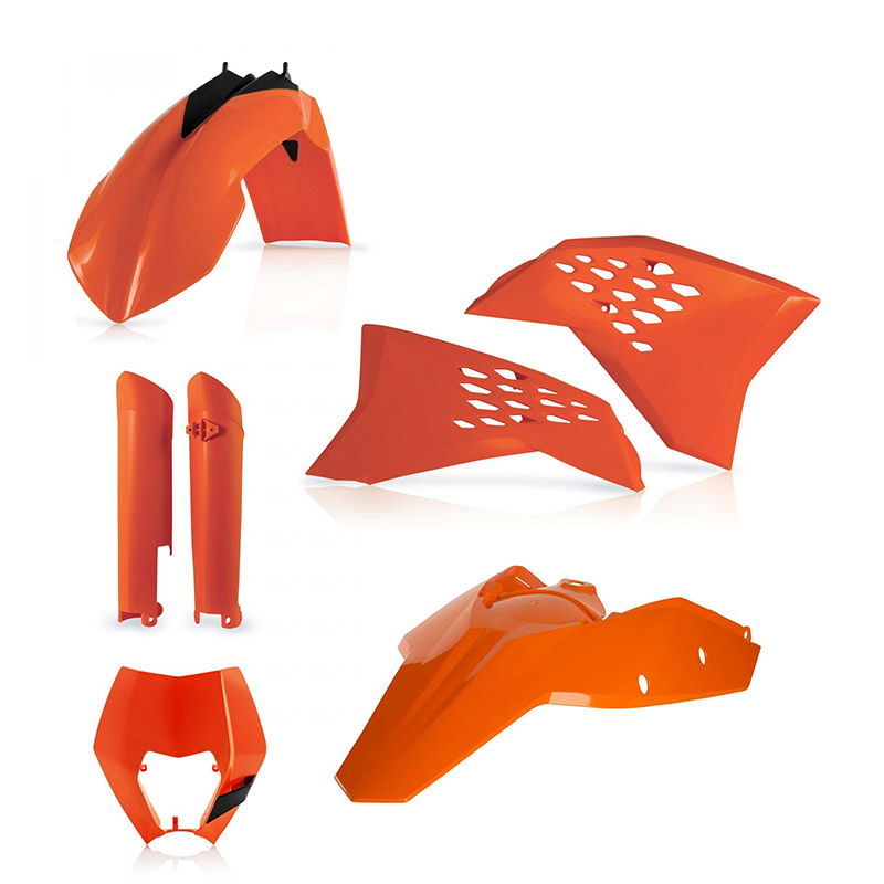 Kit Plastiche Acerbis EXC 08-11 arancio