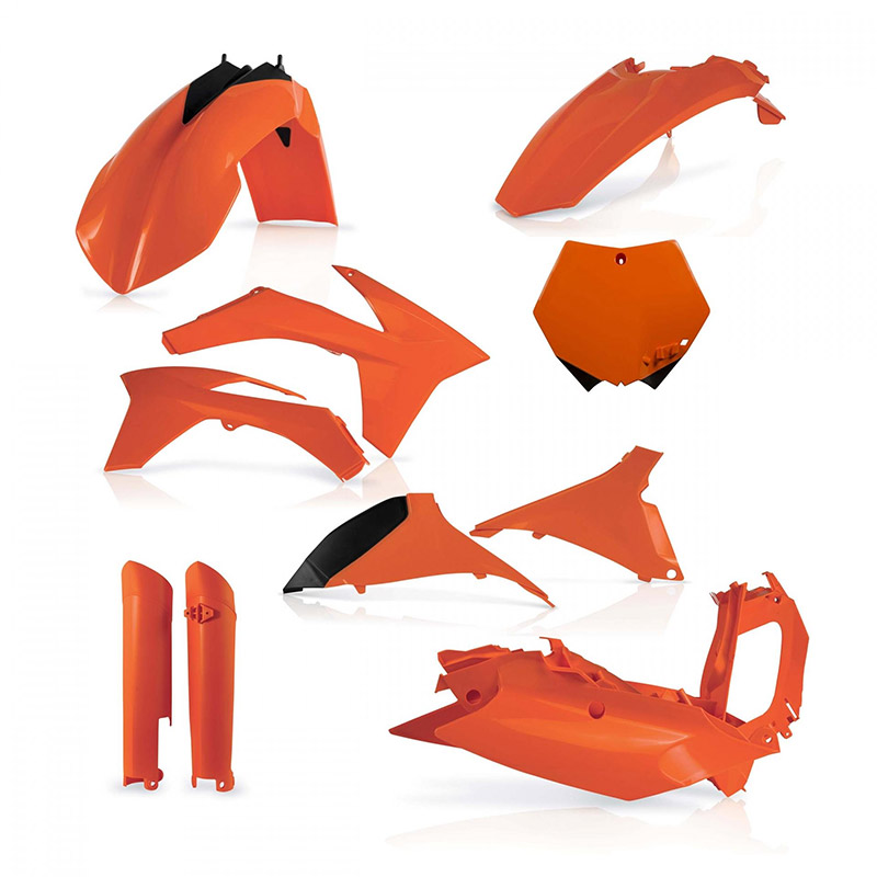 Kit plastiche Acerbis SX-F 2011 arancio