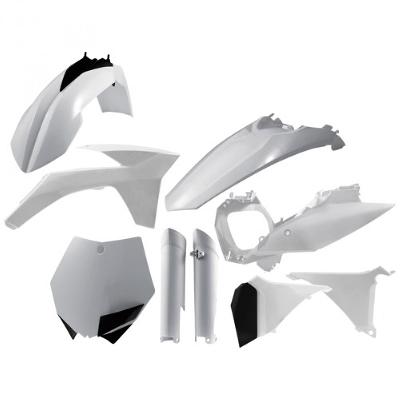 Kits plastiques Acerbis SX-F 2011 blanc