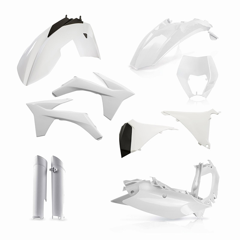 Kits Plastiques Acerbis EXC/EXCF 2012 blanc