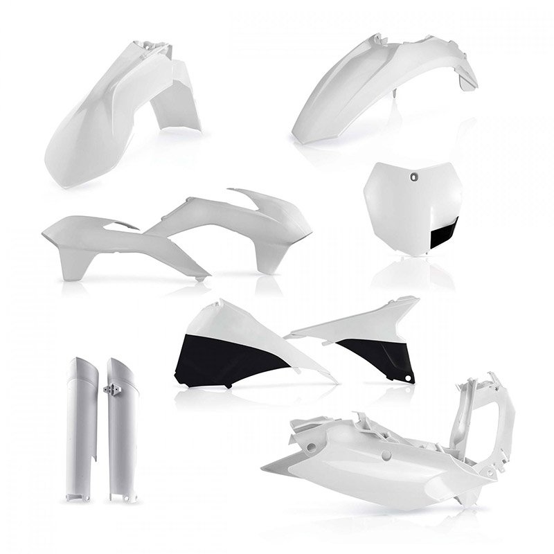 Kits plastiques Acerbis SX/SX-F 2013 blanc