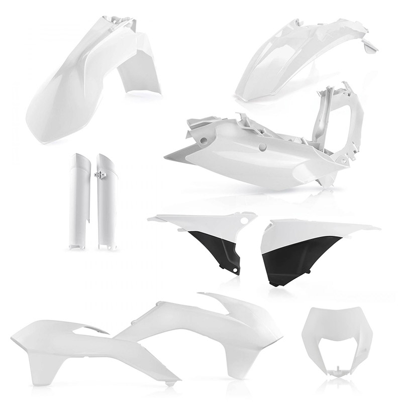 Kit Plastiche Acerbis EXC/EXC-F 2014 bianco