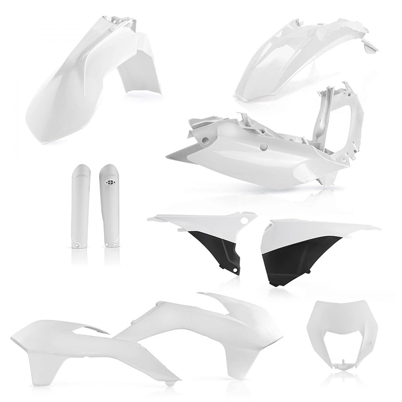 Kit Plastiche Acerbis EXC/EXC-F 2016 bianco