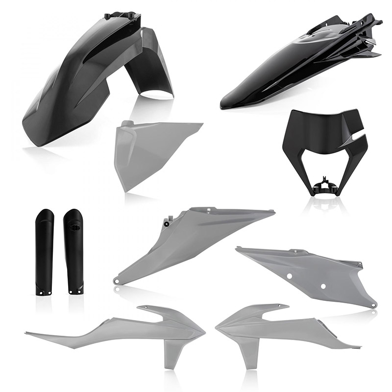 Kit Plastiche Acerbis EXC/EXC-F 2020 nero grigio