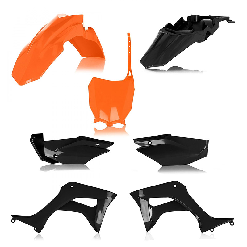 Kit plastiche Acerbis HONDA CRF110 arancio nero