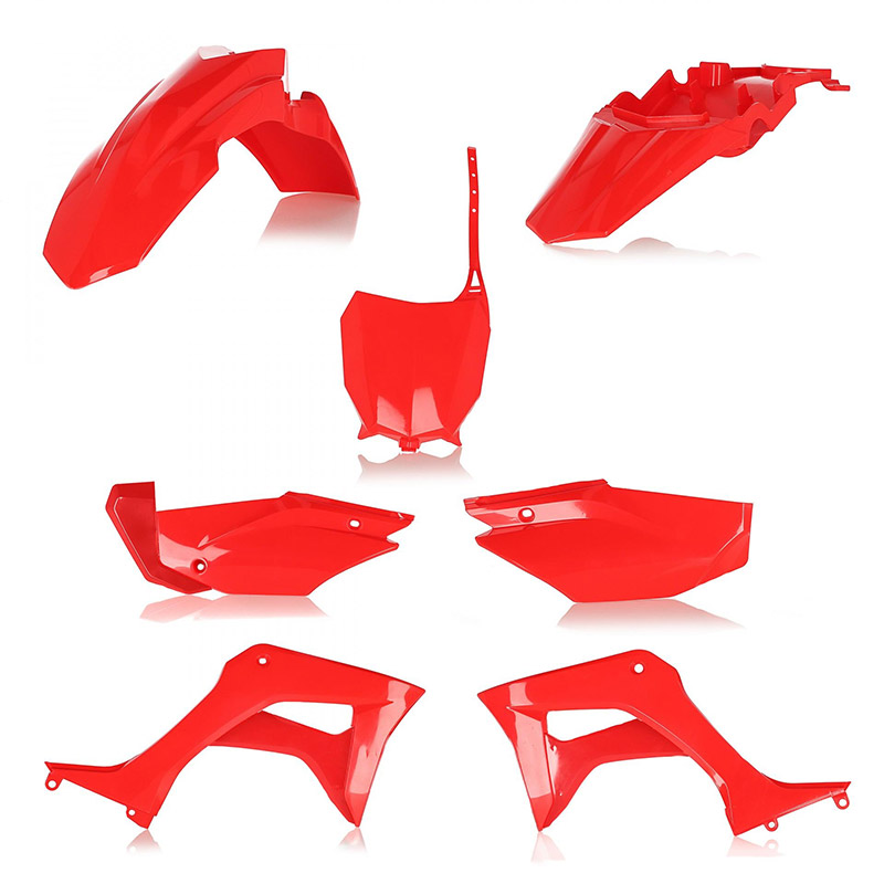 Kit Plasticos Acerbis HONDA CRF110 rojo