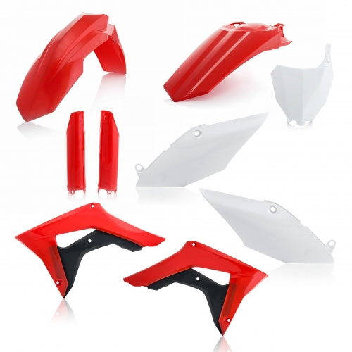 Acerbis Kit Plastiche completo Bianco Rosso 0022385 per Honda CRF 450R 2017