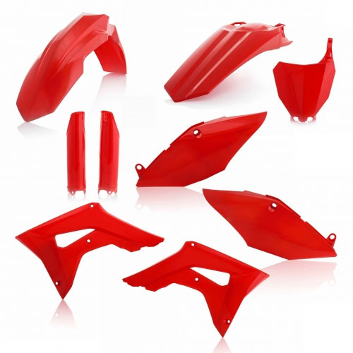 Acerbis Kit Full Plastic Red 0022385 For Honda Crf 450r 2017