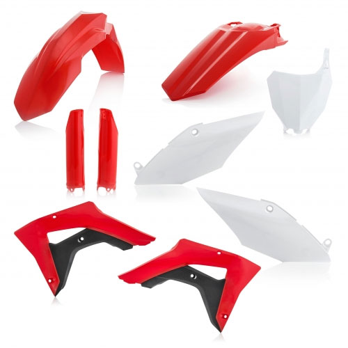 Acerbis Kit Plastiche completo Bianco ROSSO 0022531 per Honda CRF 450RX 2017