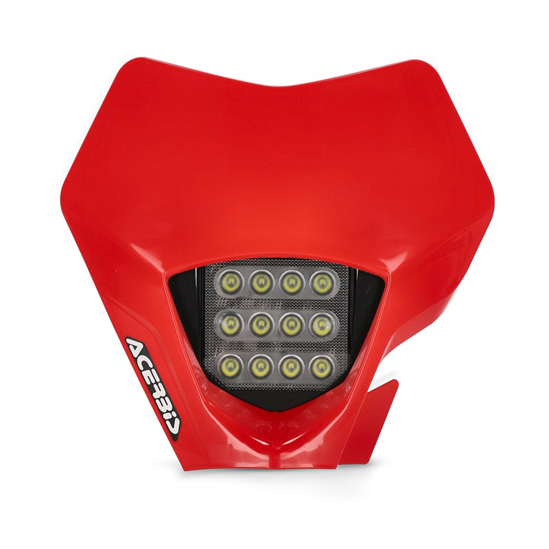 MASCHERA FARO ACERBIS VSL GASGAS 21 rosso