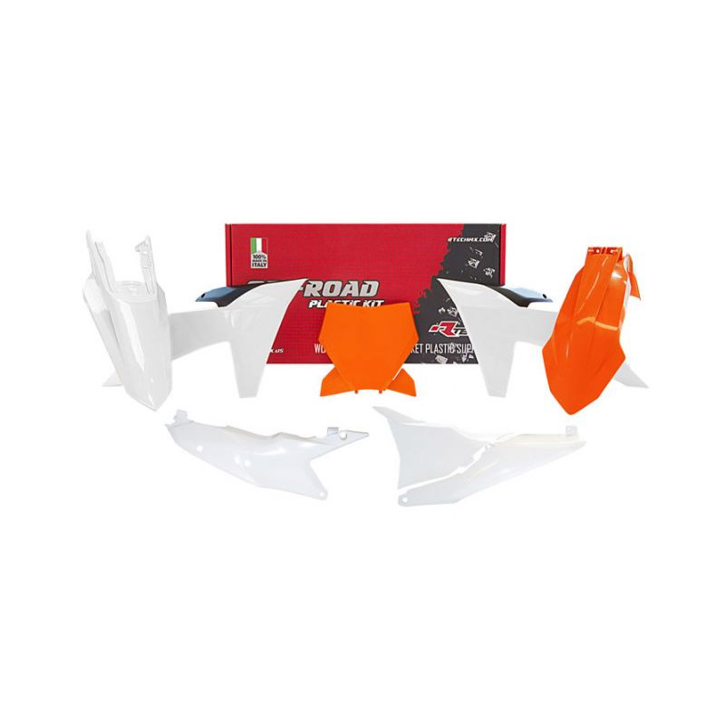 Kit Plastiche 6pz Racetech Replica Ktm 24 bianco
