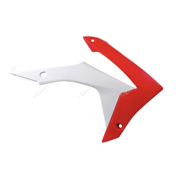 Racetech Convogliatori radiatore HONDA CRF 250-450 14/16 BIANCO-ROSSO