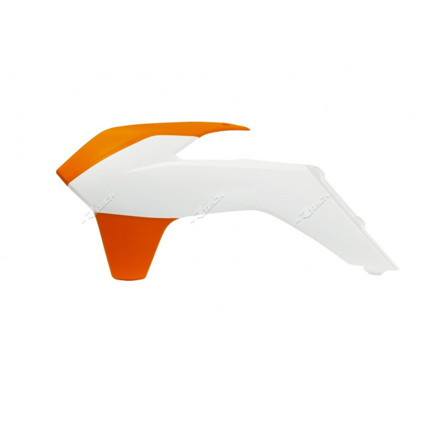 Racetech Convogliatori radiatore KTM SX SXF 13/15 EXC EXCF 14/16 BIANCO-ARANCIO