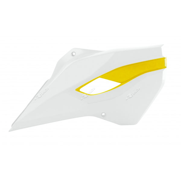 Racetech Convogliatori  radiatore HUSQVARNA TE-FE 14/16 BIANCO-GIALLO