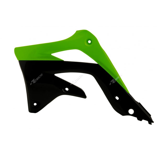 Racetech Convogliatori radiatore KAWASAKI KXF 450 12/15 VERDE FLUO