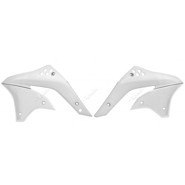 Racetech Convogliatori  radiatore KAWASAKI KXF 450 06/08 BIANCO