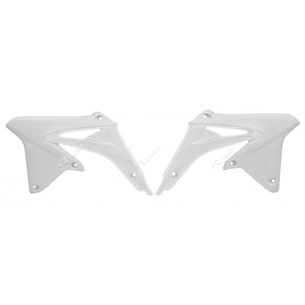 Racetech Superior Radiator Scoops Suzuki Rmz 250 10/16 White
