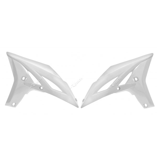 Racetech Radiator Scoops Yamaha Yzf 250 10/13 Wrf 450 12/15 White