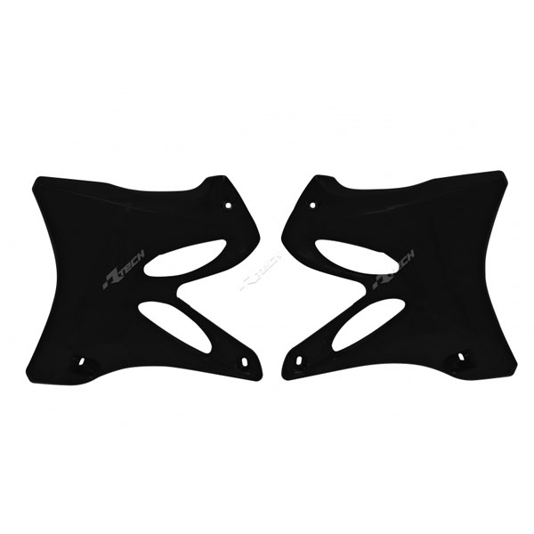 Racetech Inferior Radiator Scoops Yamaha Yz 125-250 02/14 Black
