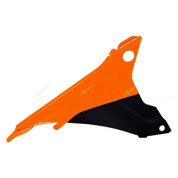 Racetech Coperchio laterale cassa filtro DX KTM EXC EXCF 14/16 ARANCIO-NERO