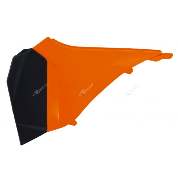 Racetech Coperchio laterale cassa filtro SX  KTM SX SXF 11/12 EXC-EXCF 12/13 ARANCIO-NERO