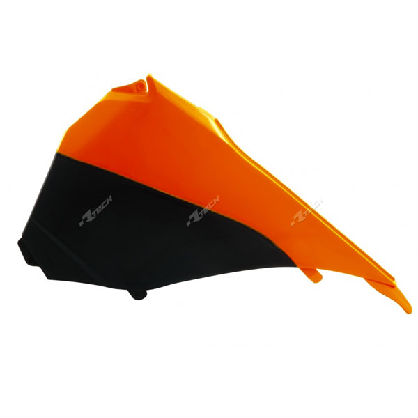 Racetech Coperchio laterale cassa filtro SX  KTM SXF 13/15 EXC-EXCF 14/15 ARANCIO-NERO