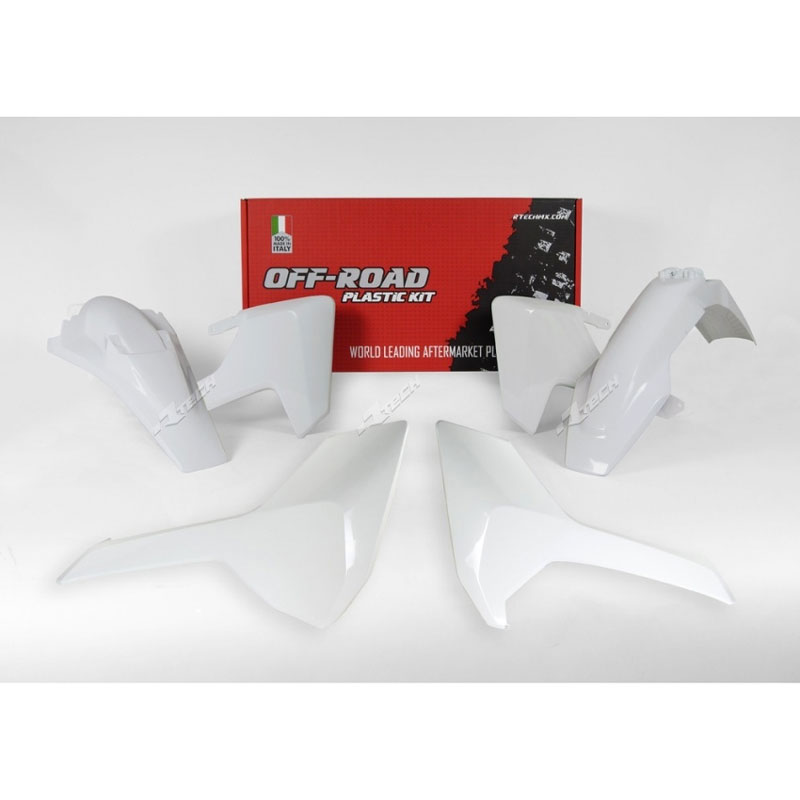 Racetech Plastic Kits Replica Husqvarna 2018 4pcs White