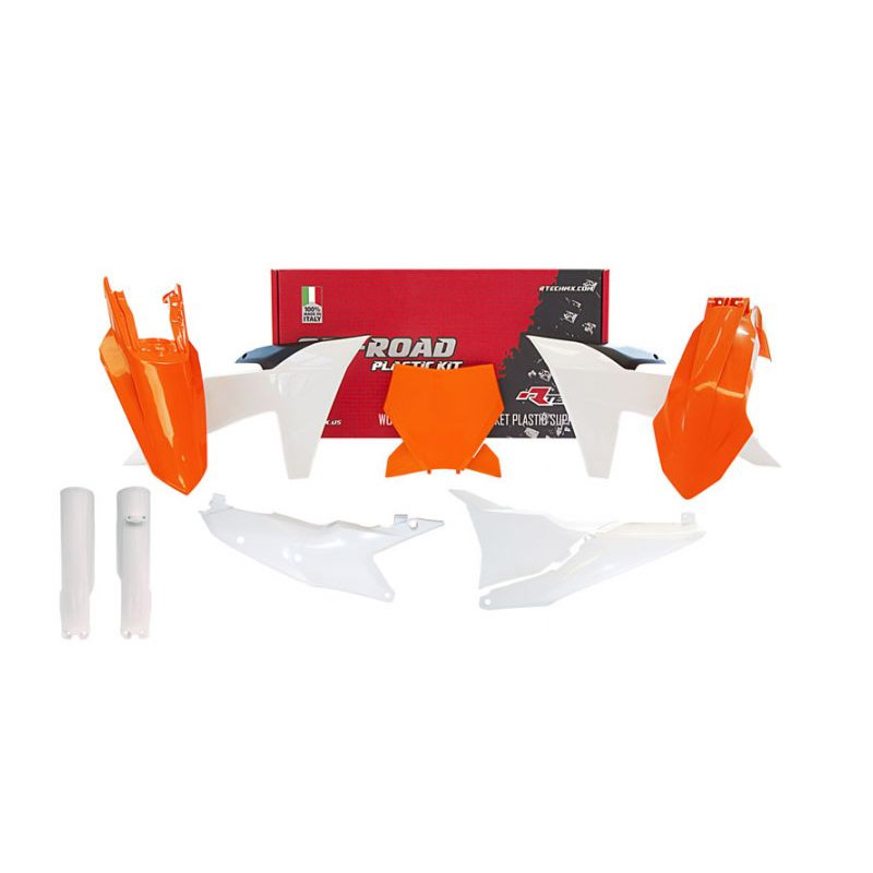 Kit Plastiche Parasteli Racetech Ktm 24 bianco