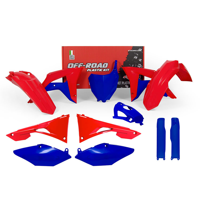 Racetech Kit Plastiche Honda Replica 2019 Rosso Blu