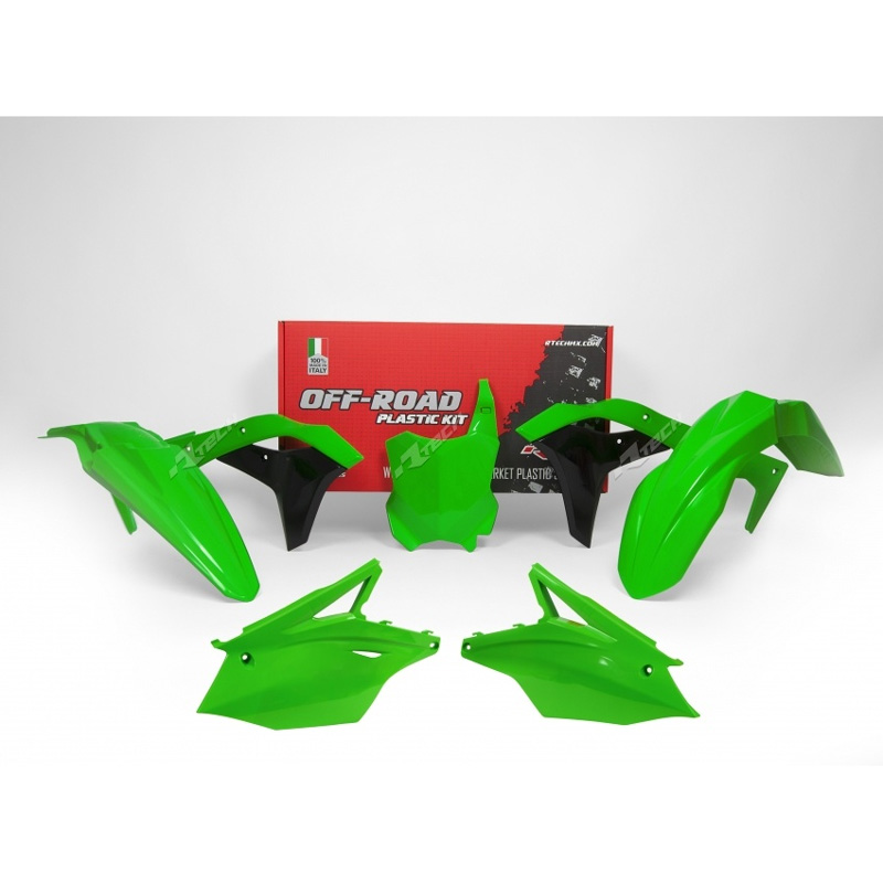 Racetech Kit Plastiche Replica Kawasaki 2018 5Pz Verde Fluo