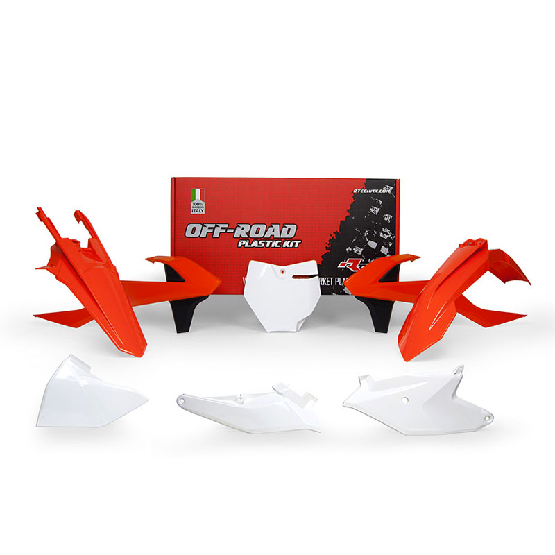 Racetech Kit Plastiche Replica Ktm 2018 6Pz Bianco Arancio