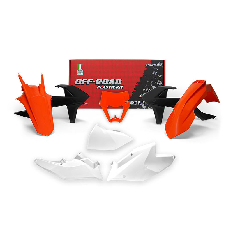 Racetech Kit Plastiche Replica Ktm 2018 6Pz Arancio Bianco Nero