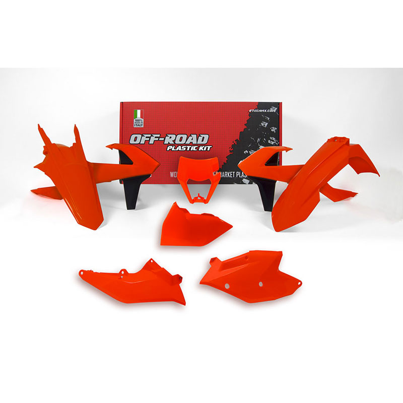 Racetech Kit Plastiche Replica Ktm 2018 6Pz Arancio Fluo