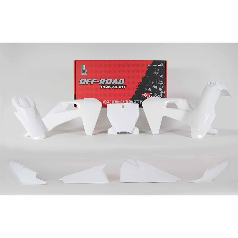 Kit Plastiche Racetech Replica 6 Pz Husqvarna bianco