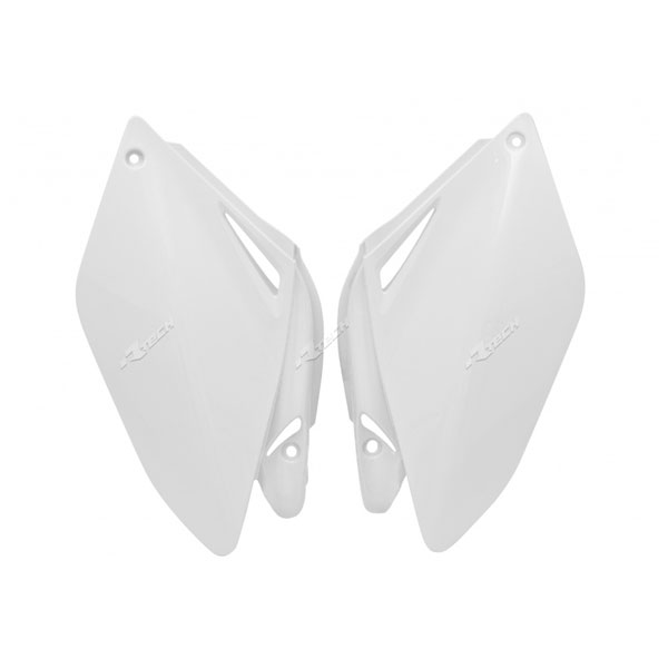 Racetech Tabelle laterali portanumero HONDA CRF 250 06/09 BIANCO