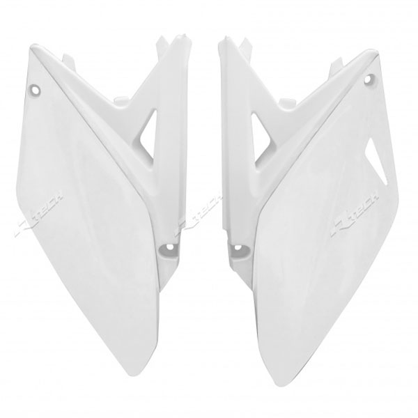 Racetech Tabelle laterali portanumero SUZUKI RMZ 250 10/16 BIANCO