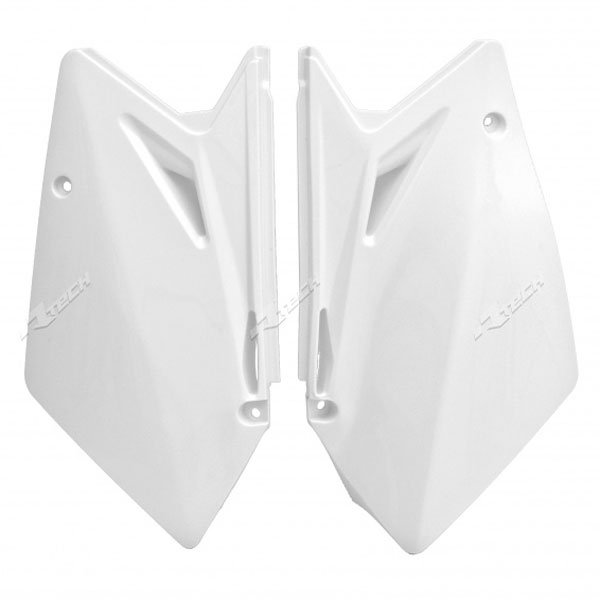 Racetech Tabelle laterali portanumero SUZUKI RMZ 450 05/07 BIANCO