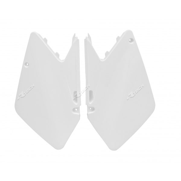 Racetech Tabelle laterali portanumero SUZUKI RM 125-250 01/11 BIANCO