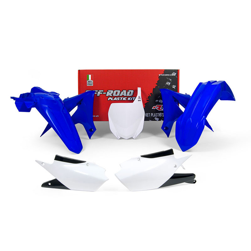 Racetech Plastic Kits Yamaha Replica 2018 White Blue