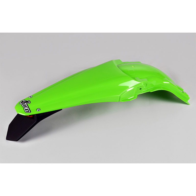 Parafango posteriore UFO Enduro Kawasaki KXF verde